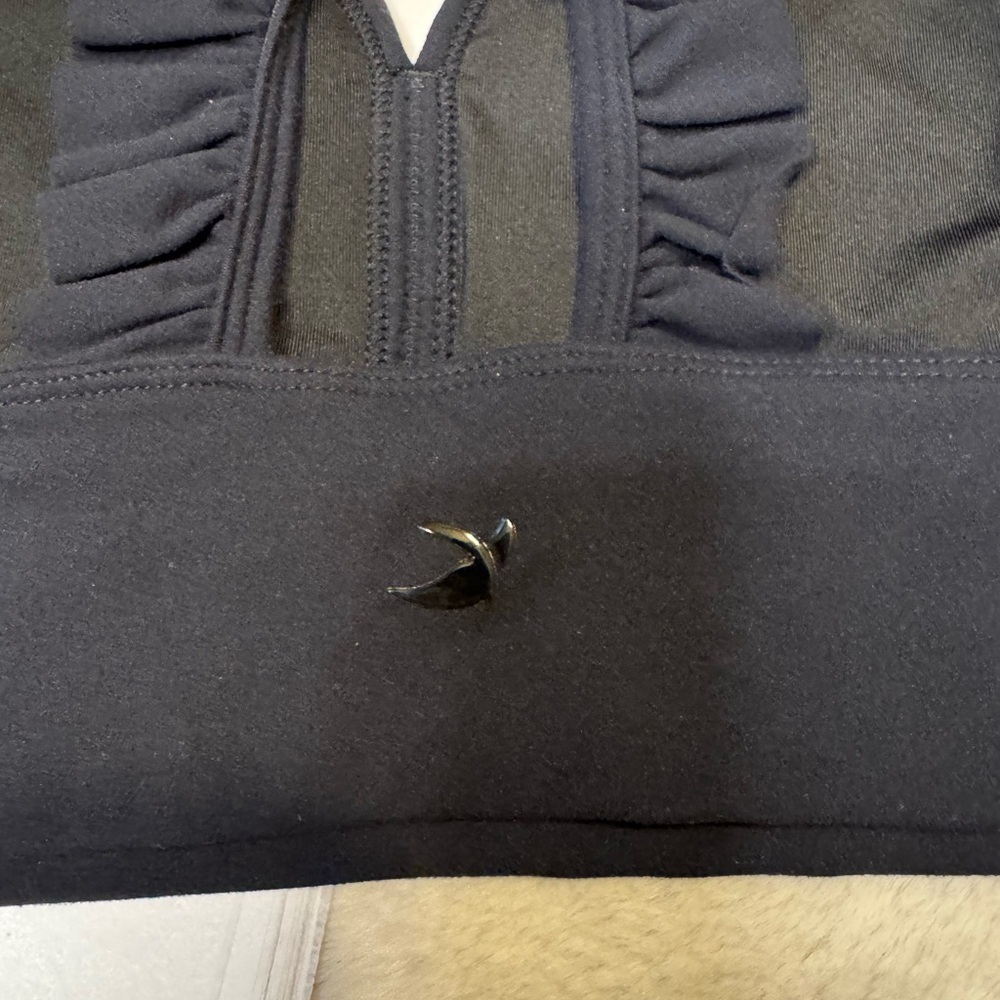 NWT Glyder Black Ruffled Bra - Picture 5 of 6